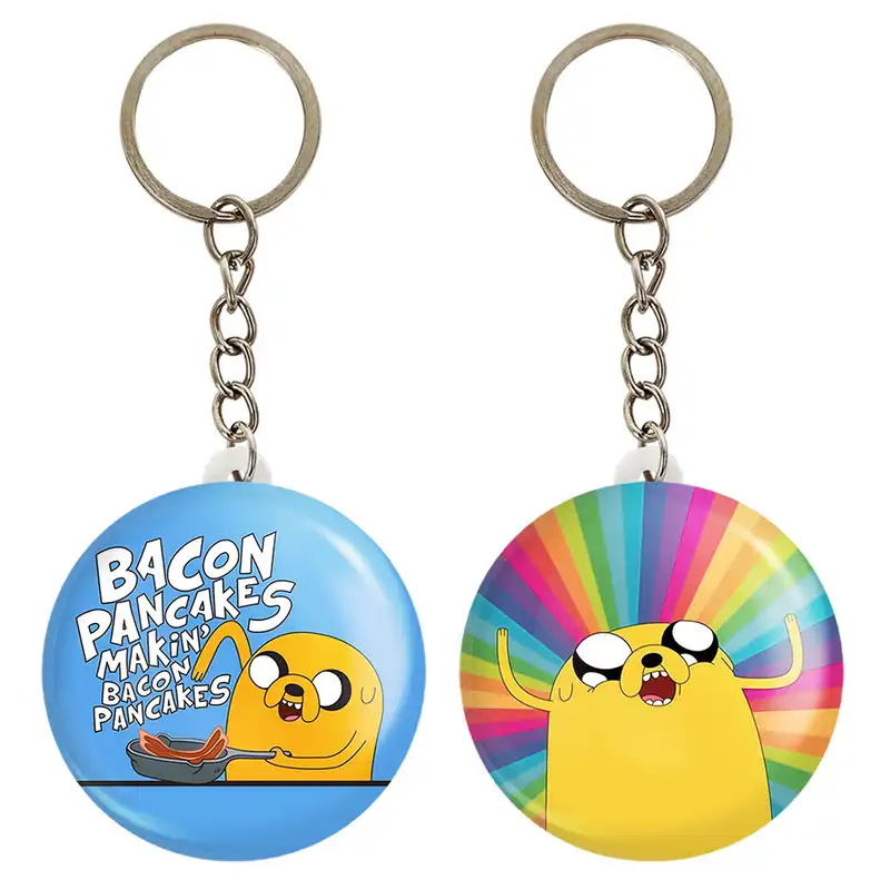 جاکلیدی خندالو مدل جیک وقت ماجراجویی Adventure Time کد 2083720841 مجموعه 2 عددی