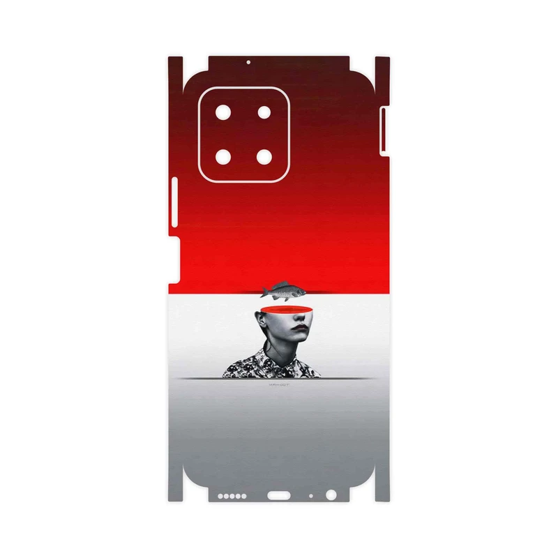 برچسب پوششی ماهوت مدل Collage of surreal Portrait of Women 1-FullSkin مناسب برای گوشی موبایل آنر X6