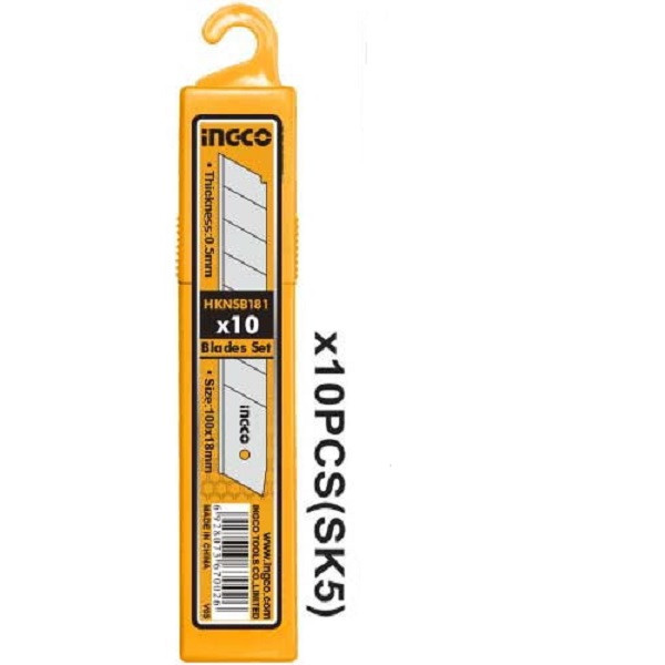 تیغ کاتر اینکو مدل HKNSB112 مجموعه 10 عددی