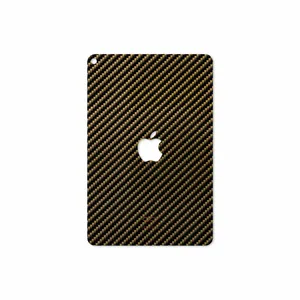 MAHOOT Glossy-Brown-Fiber Cover Sticker for Apple iPad mini GEN 5 2019 A2125
