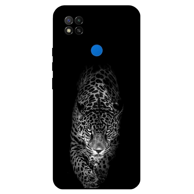 کاور مگافون طرح پلنگ مدل 1879 مناسب برای گوشی موبایل شیائومی Poco C31
