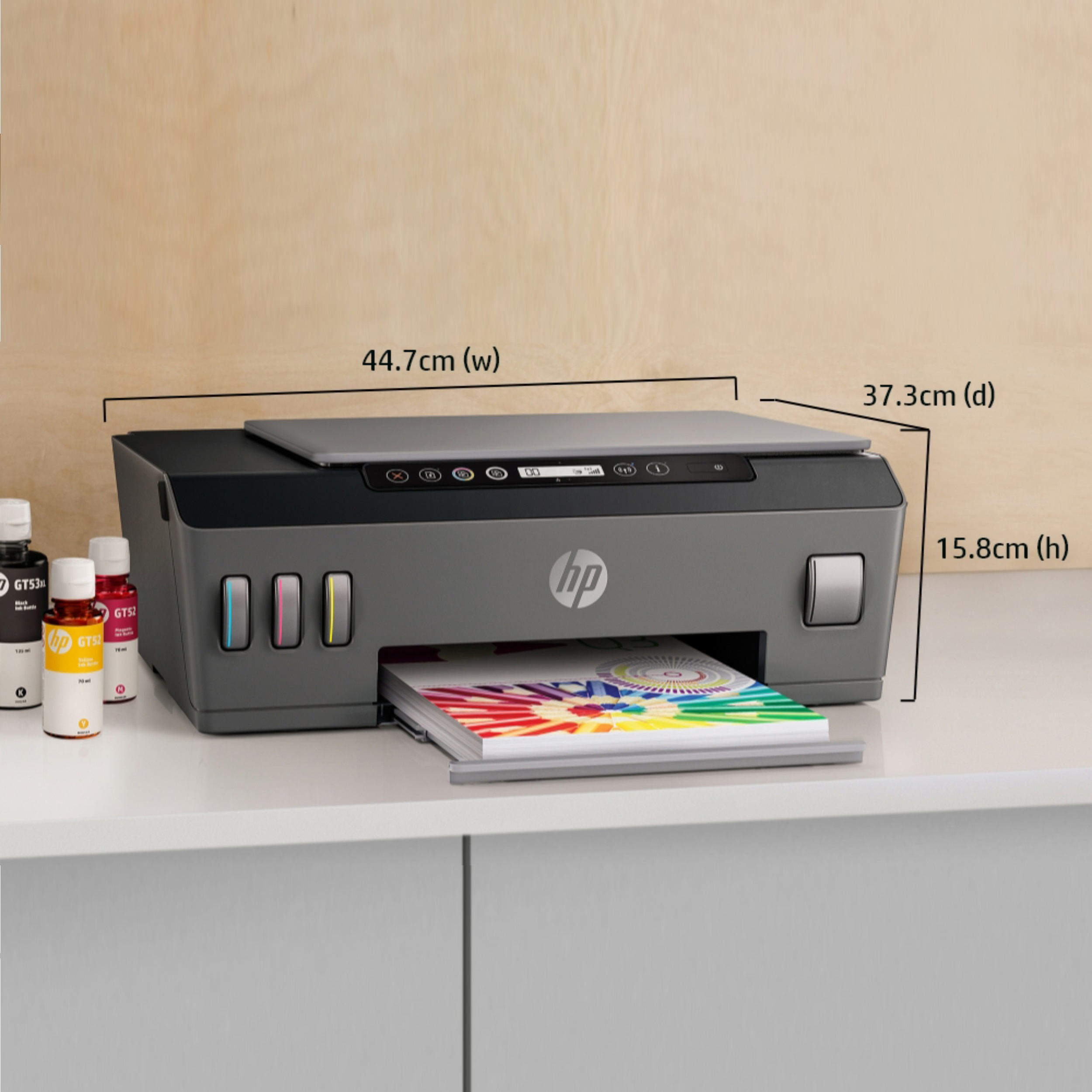 مشخصات، قیمت و خرید پرینتر جوهر افشان اچ\u200cپی مدل Smart Tank 500 | دیجی\u200cکالا