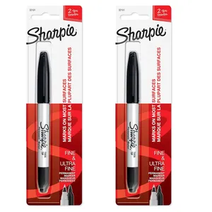  ماژیک سی دی شارپی مدل دو سر کد 32101 بسته 2 عددی