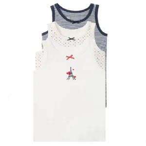 تاپ دخترانه لوپیلو مدل kids vests مجموعه 3 عددی