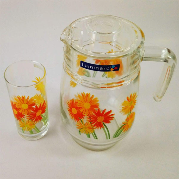 سرویس پارچ و لیوان 7 پارچه لومینارک مدل مارگاریت