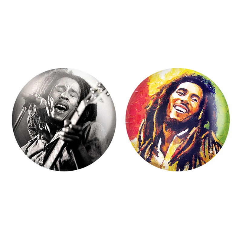 مگنت خندالو طرح باب مارلی کد 32763277 مجموعه 2 عددی