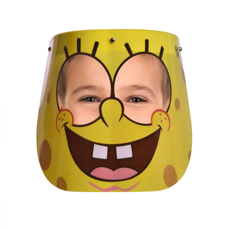 شیلد محافظ صورت کودک دکتر اسکات مدل لاکچری طرح باب اسفنجی