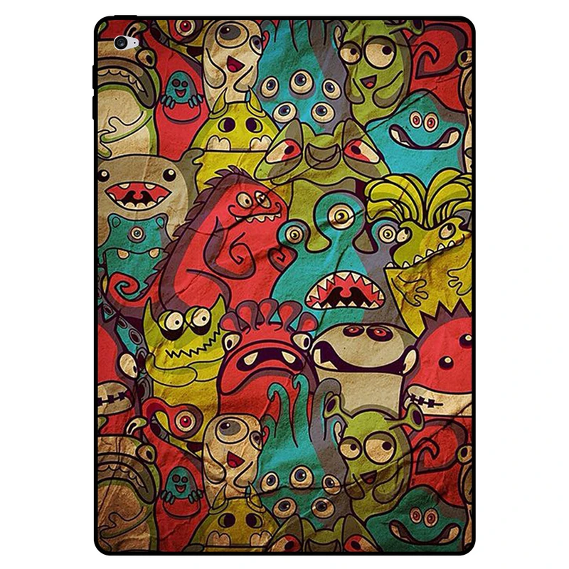 کاور مگافون طرح هیولا مدل 0101 مناسب برای تبلت اپل iPad mini 4 2015  