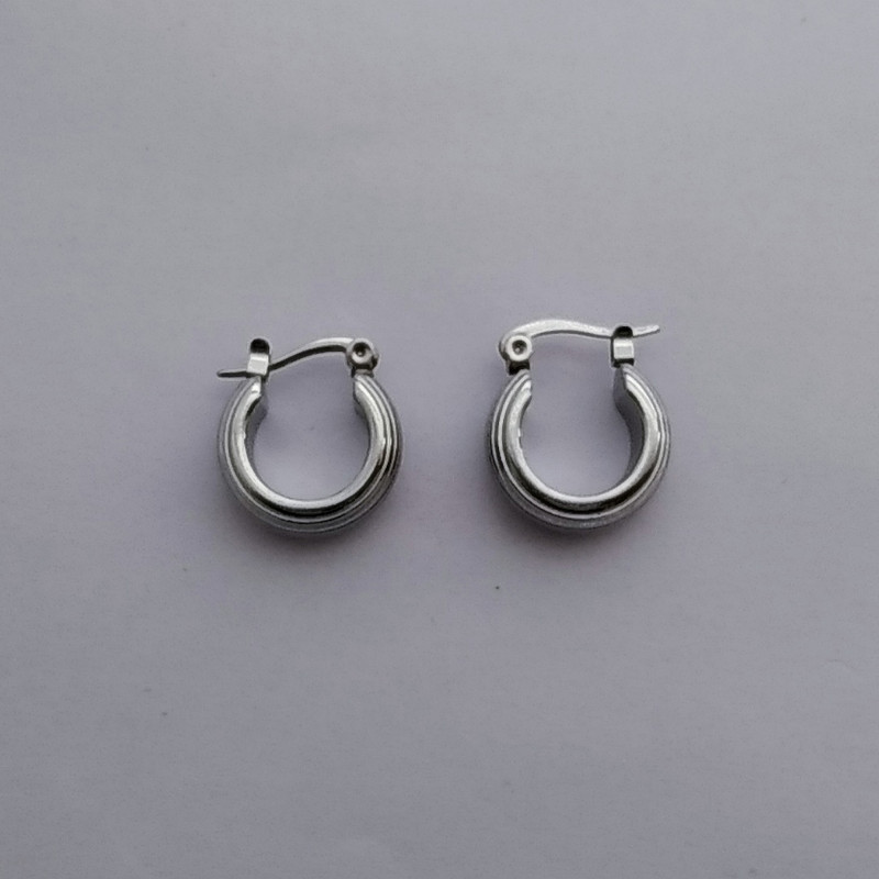 گوشواره زنانه اکسسورایز مدل حلقه ای کد H65