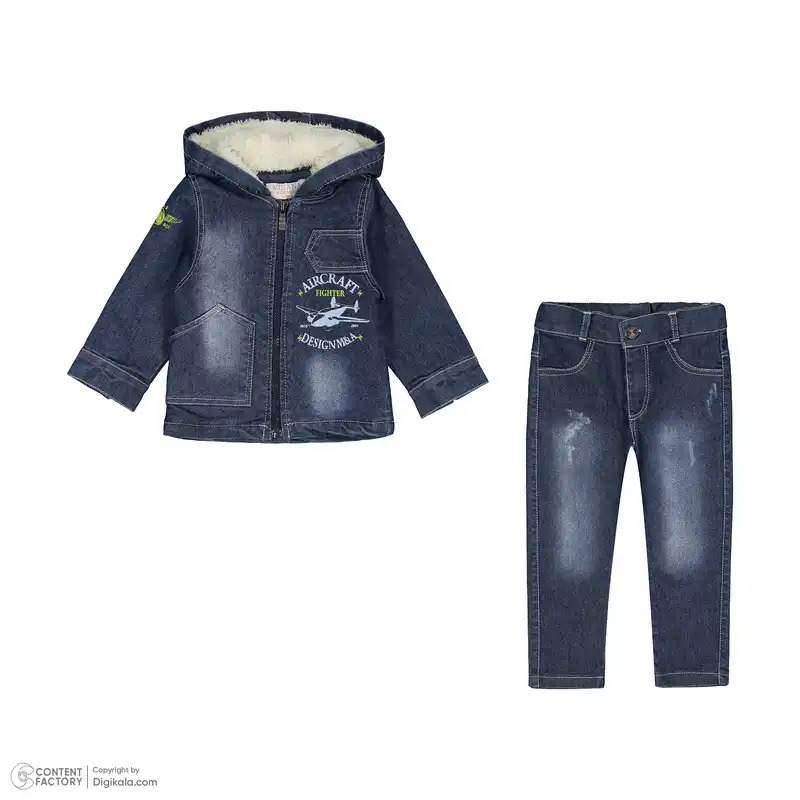 ست سویشرت و شلوار نوزادی مدل B17