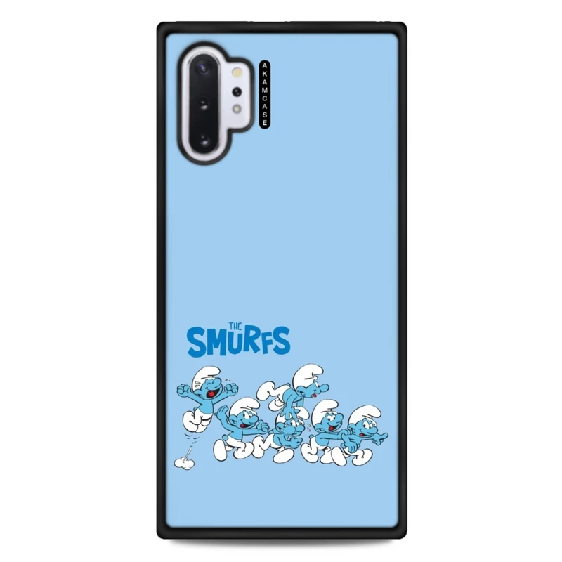 کاور آکام مدل AMC-WSGN10P-SMURFS-27 مناسب برای گوشی موبایل سامسونگ Galaxy Note 10 Plus
