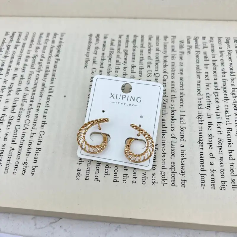 گوشواره زنانه ژوپینگ مدل اشک کد E4992