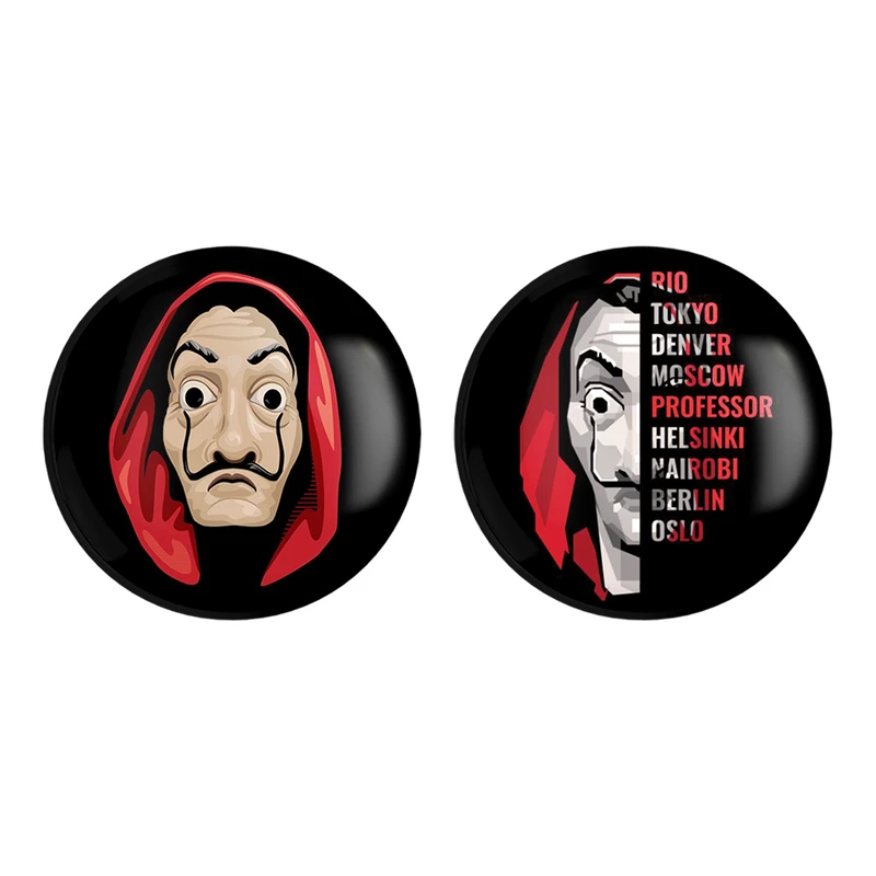 مگنت خندالو طرح سریال Money Heist کد 32393237 مجموعه 2 عددی