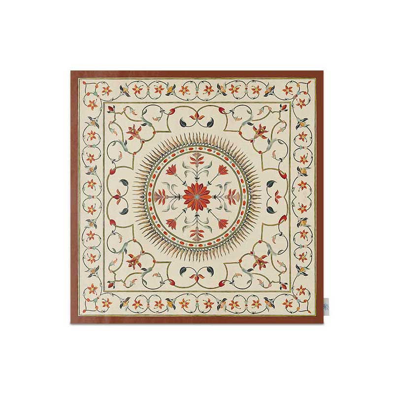 رومیزی شمسه نگار مدل گل کد DPR150