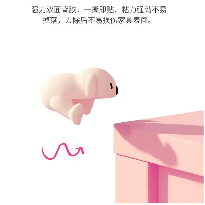 ضربه گیر میز مدل خرس کد 00801 مجموعه 4 عددی