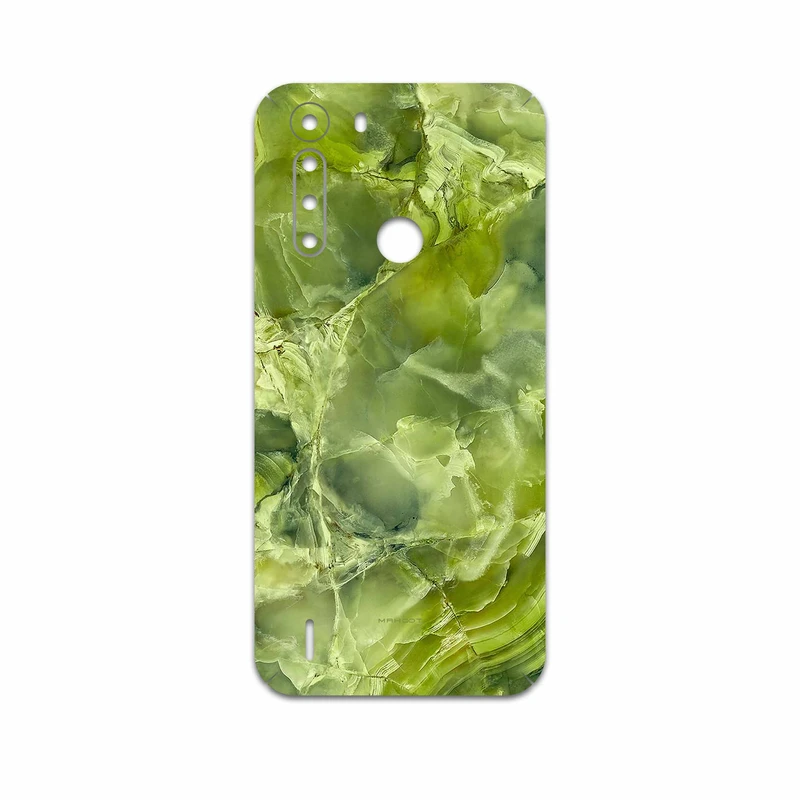 برچسب پوششی ماهوت مدل Green Crystal Marble مناسب برای گوشی موبایل موتورولا One Fusion
