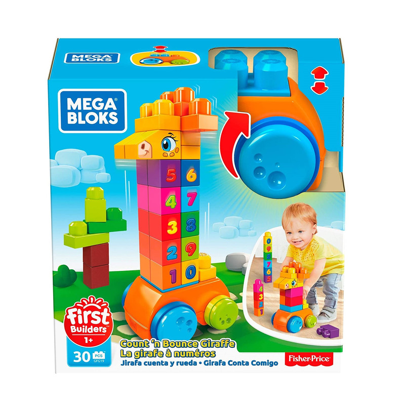 ساختنی مگابلاکس مدل Count N Bounce Giraffe کد GFG19