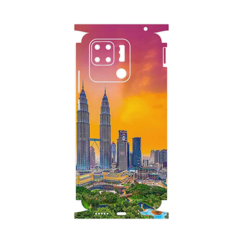 برچسب پوششی ماهوت مدل City of Kuala Lumpur-FullSkin مناسب برای گوشی موبایل شیائومی Redmi 10C