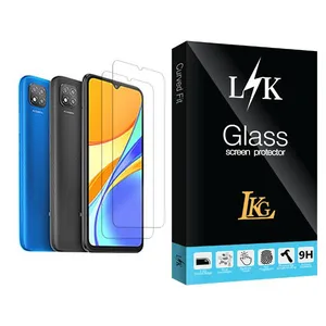 LKG LK Glass MIX002 Screen Protector For Xiaomi Redmi 9C NFC Pack Of 2