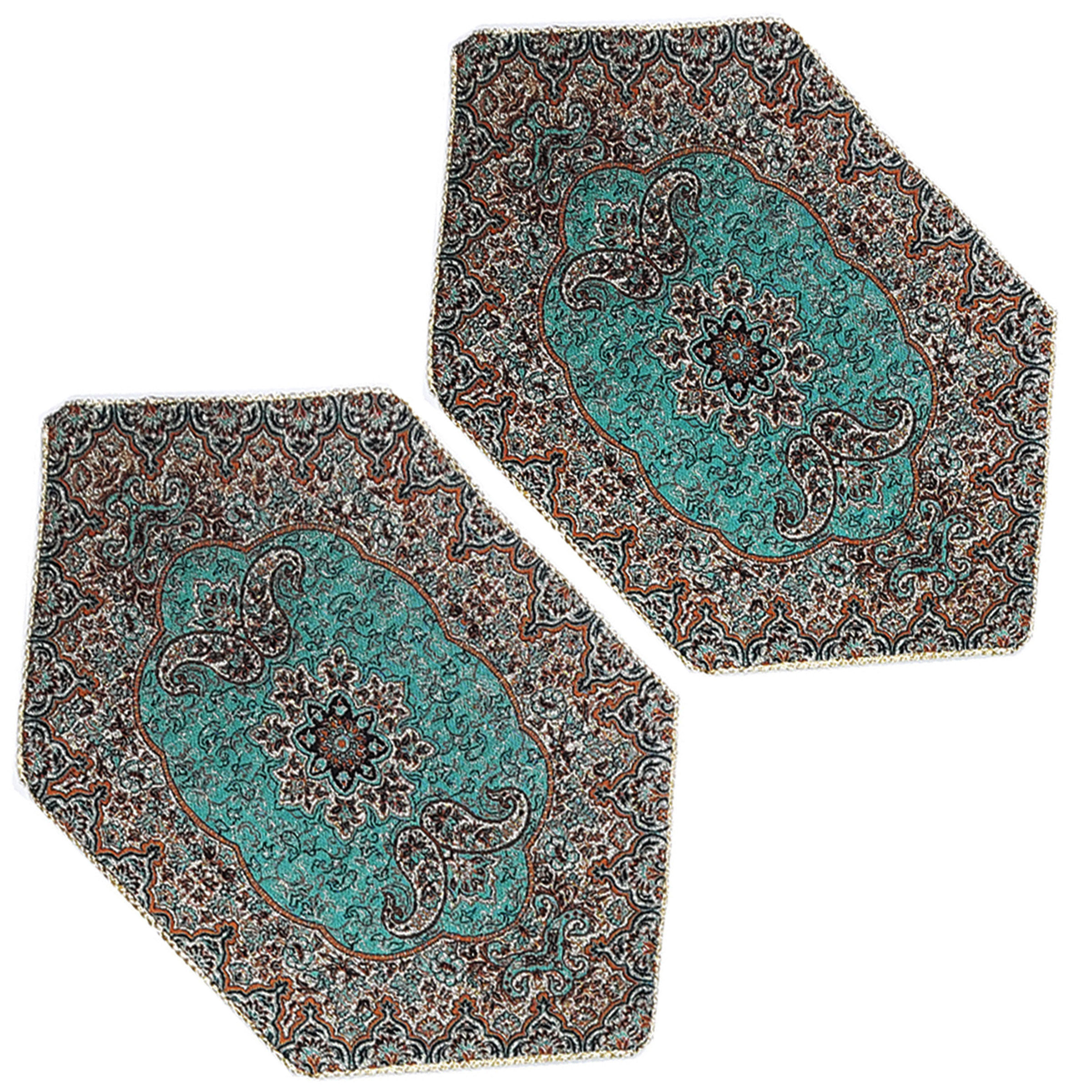 رومیزی ترمه کد NA107 بسته دو عددی