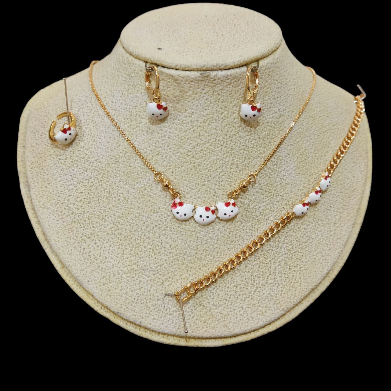 ست دخترانه مدل گربه کیتی کد 02 ست دخترانه مدل گربه کیتی کد 02