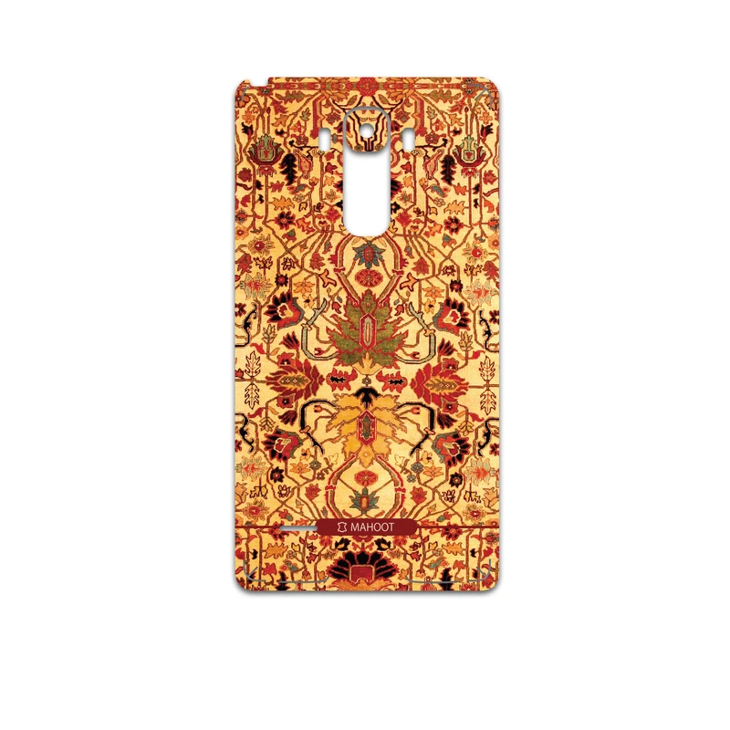 برچسب پوششی ماهوت مدل Persian-Carpet-Yellow مناسب برای گوشی موبایل ال جی G4 Stylus