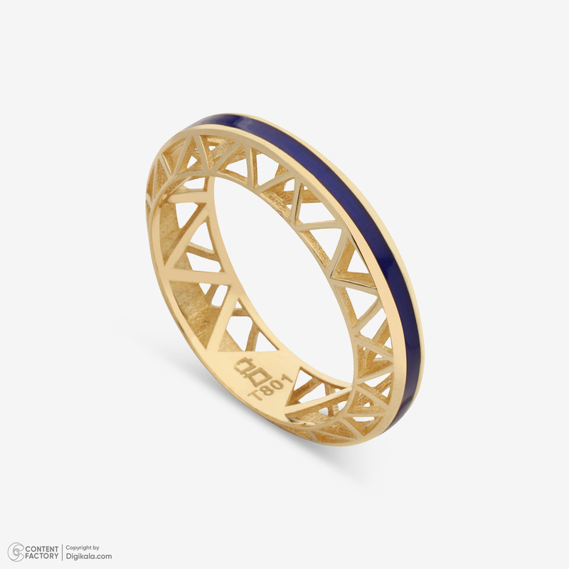 انگشتر طلا 18 عیار زنانه گلدم مدل R355017 - 6