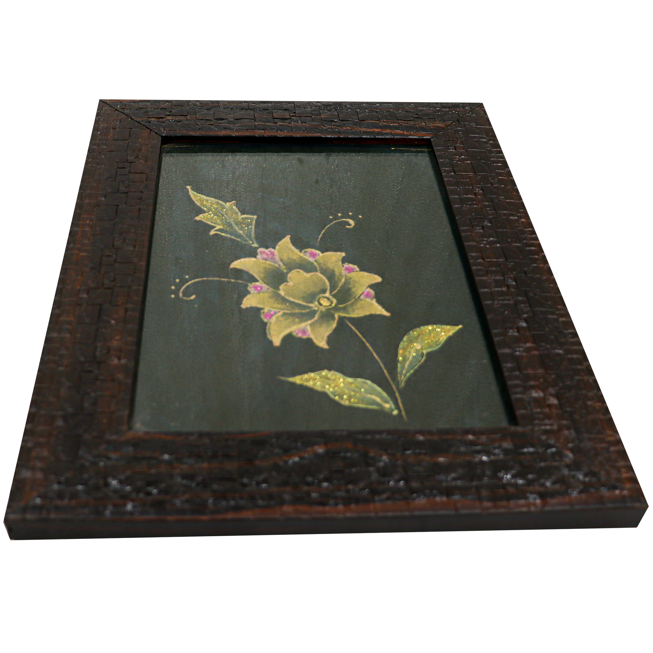 تابلو نقاشی مدل گل ابریشمی