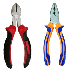 انبردست و انبر سیم چین مدل 520 B سایز 6 اینچ مجموعه 2 عددی