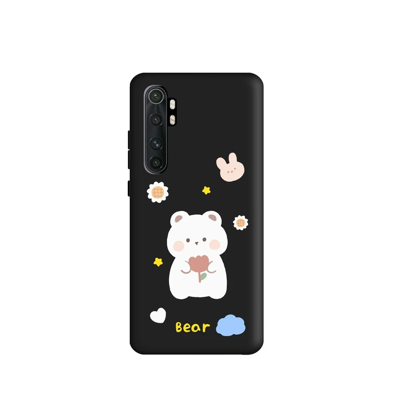 کاور قاب گارد طرح خرس کیوت کد t7782 مناسب برای گوشی موبایل شیائومی Mi Note 10 lite