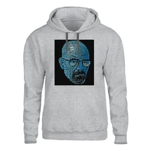 هودی مردانه مدل برکینگ بد  کد SH66 رنگ طوسی