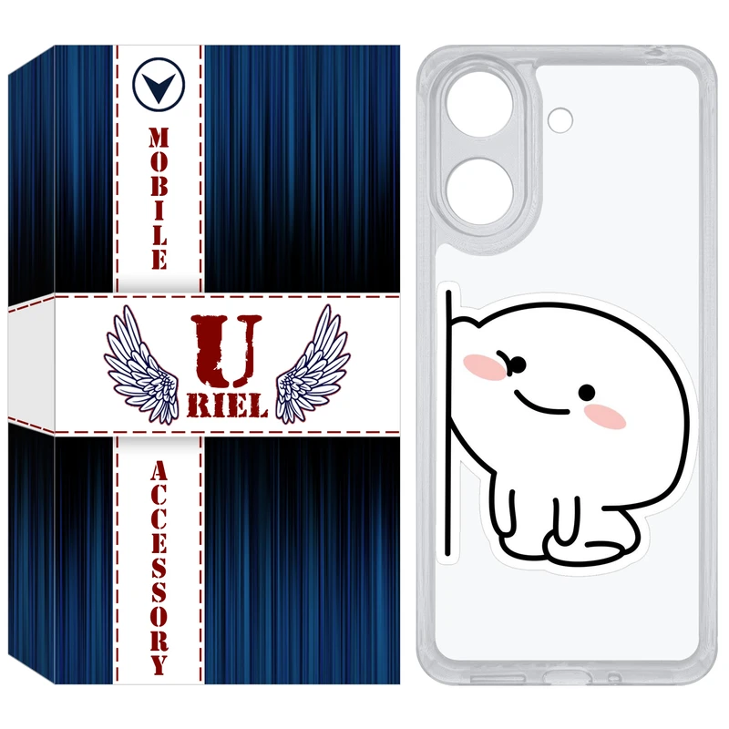 کاور یوریل مدل Clear کد 93 طرح لوس مناسب برای گوشی موبایل شیائومی Redmi 13C / Poco C65