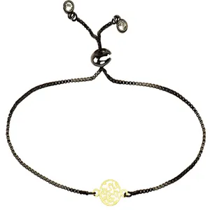 دستبند طلا 18 عیار زنانه الن نار مدل اسليمي 1310