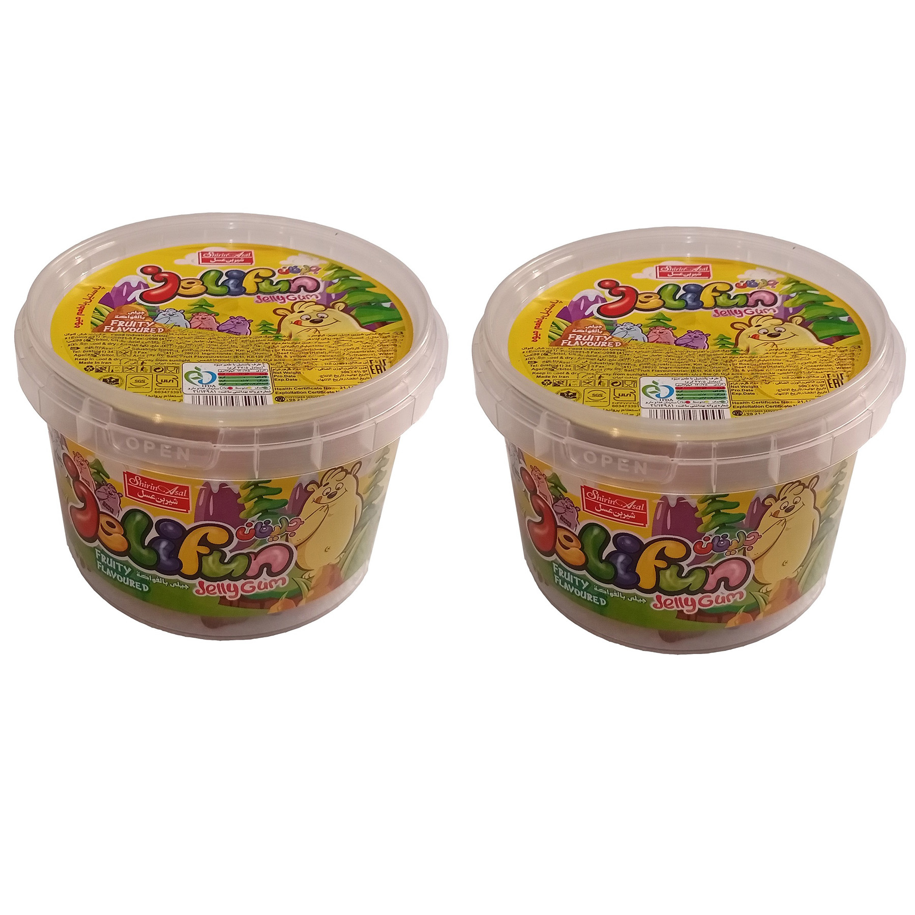 پاستیل خرسی شیرین عسل - 300 گرم بسته 2 عددی