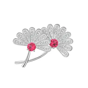 گل سینه زنانه گالری شمرون مدل گل کد BRC131S0