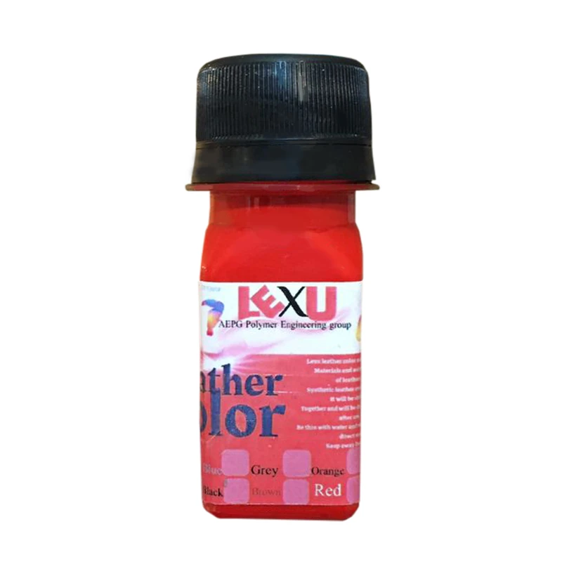 رنگ قرمز چرم لکسوو مدل Gulla حجم 30 میلی لیتر