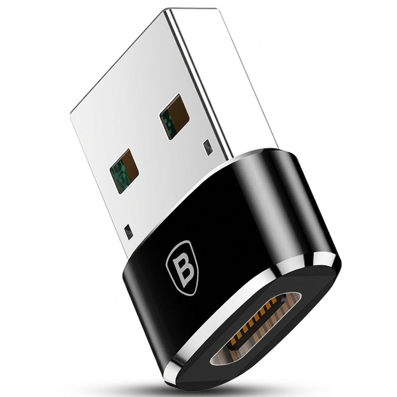 مبدل USB-C به USB باسئوس مدل CAAOTG-01