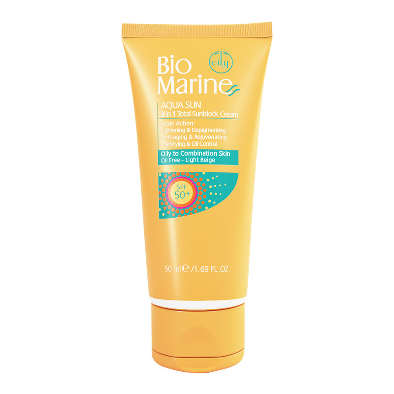 کرم ضد آفتاب بایومارین مدل AQUA SUN حجم 50 میلی لیتر