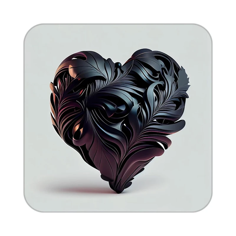 زیر لیوانی کاکتی مدل عاشقانه کد mp12944