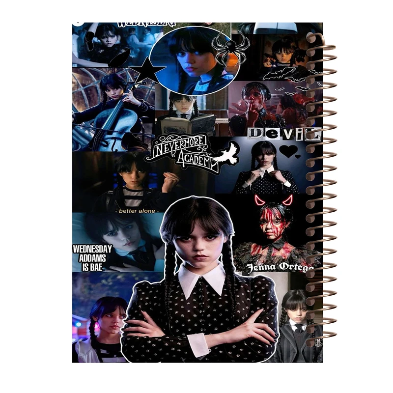 دفتر زبان 60 برگ مدل Wednesday کد L260