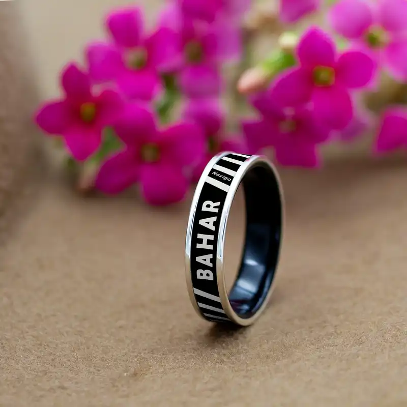 انگشتر ناکسیگو مدل شب تاب طرح بهار کد RB15783