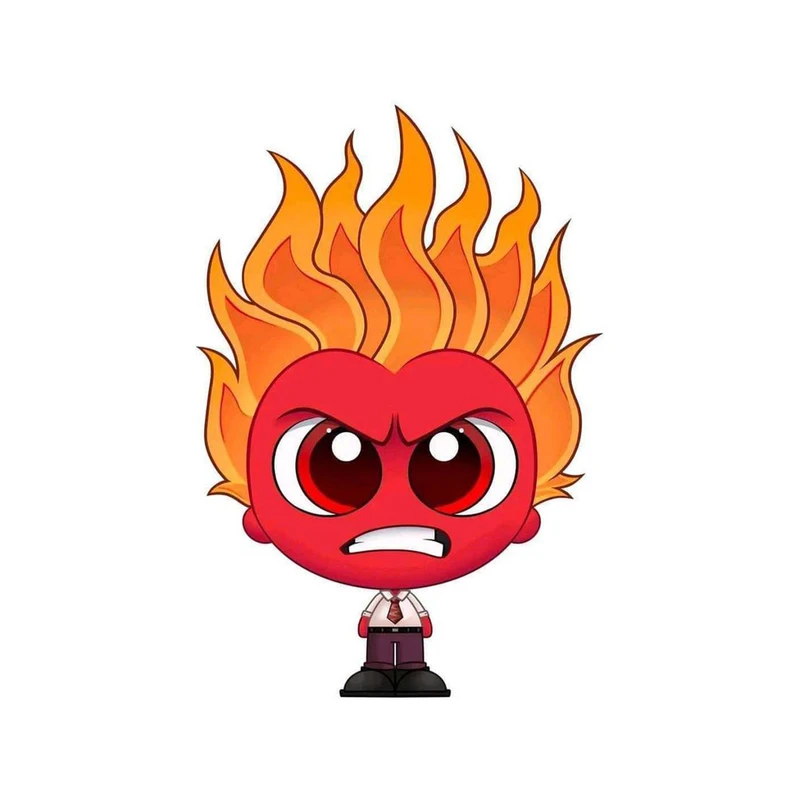 استیکر لپ تاپ و موبایل مدل انیمیشن طرح درون و بیرون Inside Out کد 2674