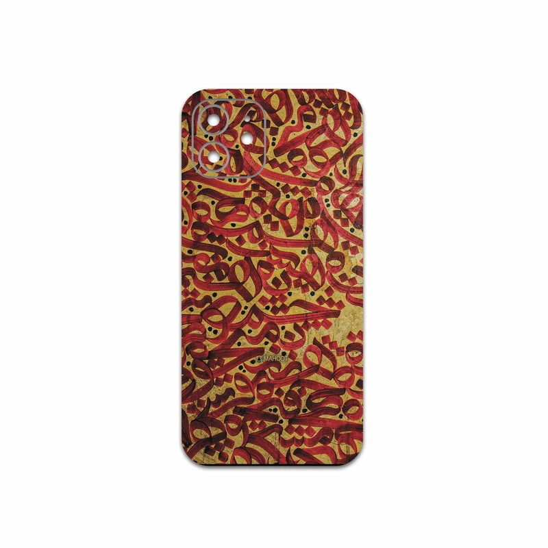 برچسب پوششی ماهوت مدل Nastaliq-6 مناسب برای گوشی موبایل اپل iPhone 12
