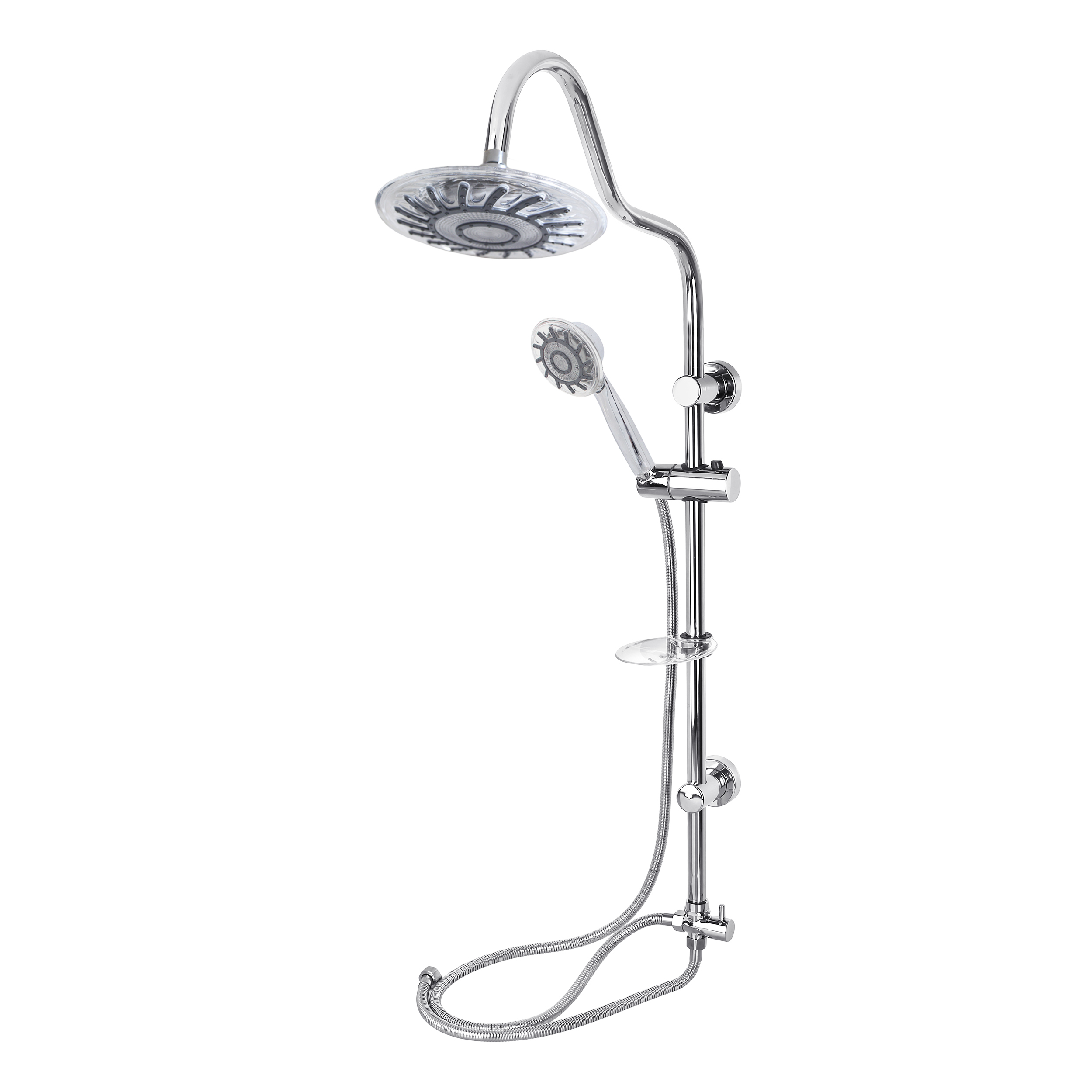 علم دوش حمام ققنوس مدل یونیورست چراغدار  LED-Onix