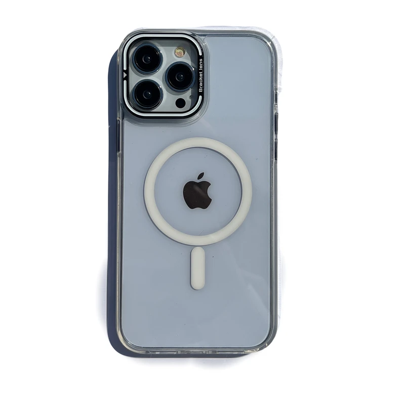  کاور طرح شیشه ای مدل مگ سیف مناسب برای گوشی موبایل اپل IPHONE 13 PRO MAX