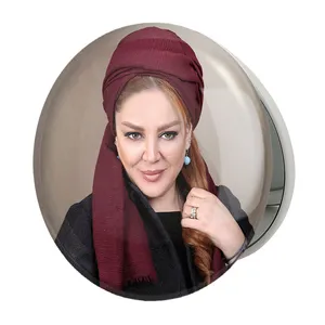 آینه جیبی خندالو طرح بهاره رهنما مدل تاشو کد 6299 