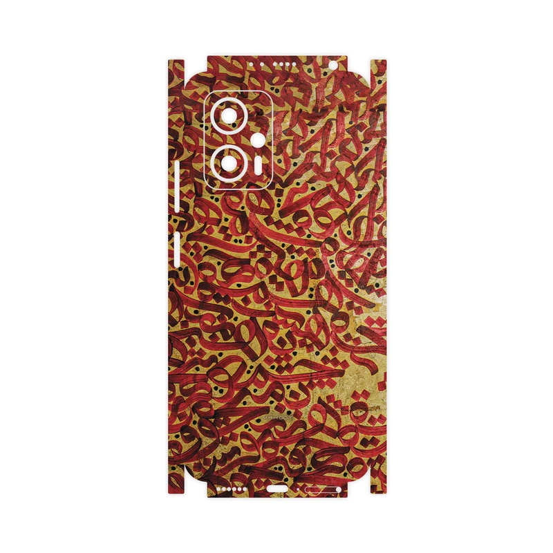 برچسب پوششی ماهوت مدل Nastaliq_6-FullSkin مناسب برای گوشی موبایل شیائومی Poco X4 GT