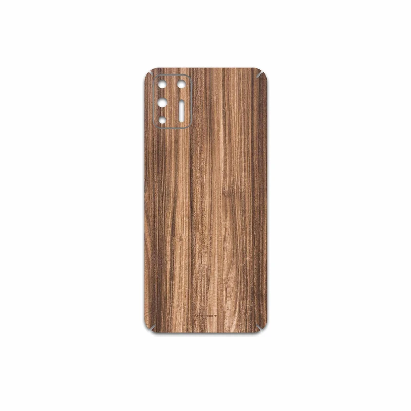 برچسب پوششی ماهوت مدل Light Walnut Wood مناسب برای گوشی موبایل موتورولا Moto G9 Plus