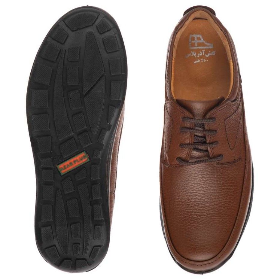 کفش روزمره مردانه آذر پلاس مدل چرم طبیعی کد 1B503 -  - 5