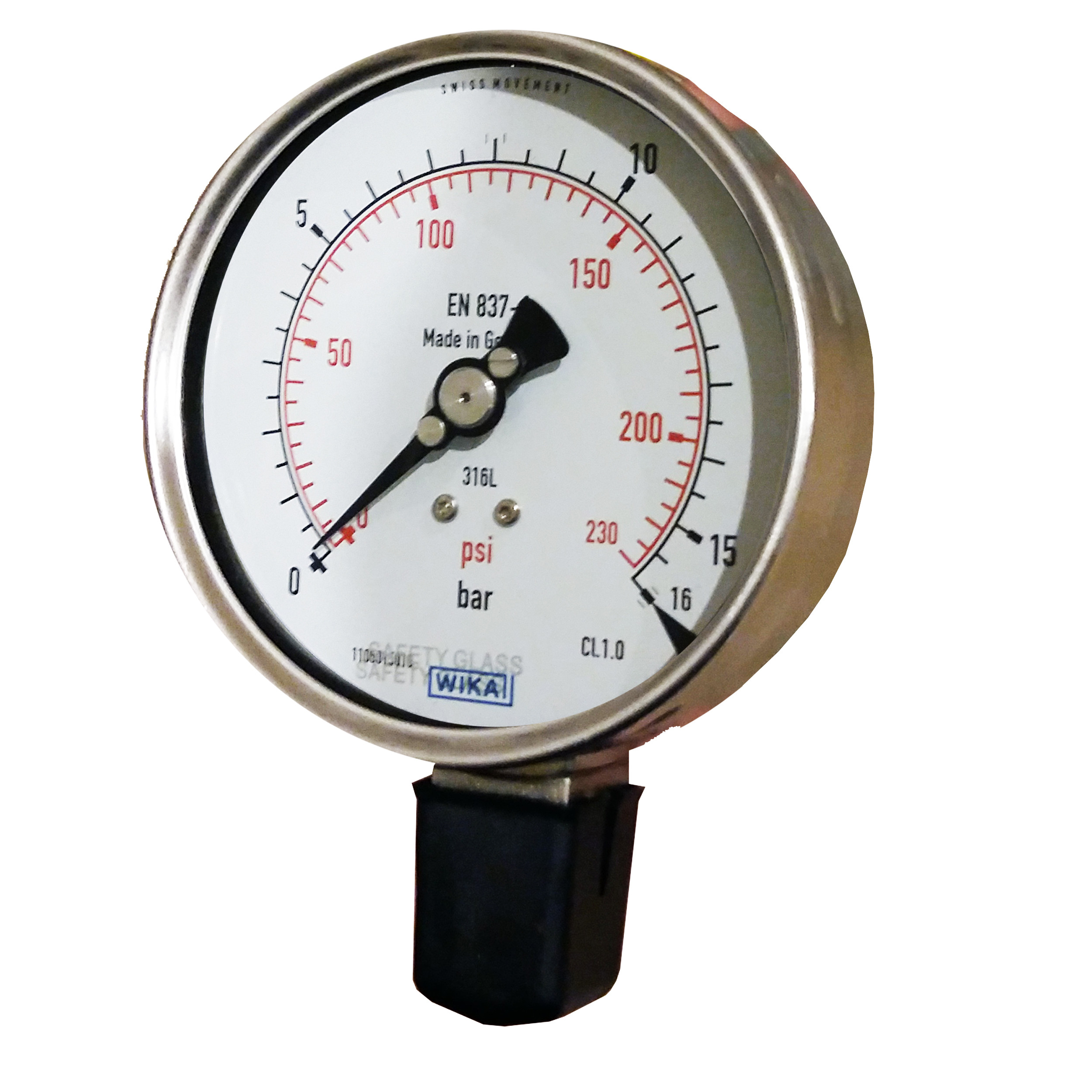 گیج فشار ویکا مدل 16-160-50-232